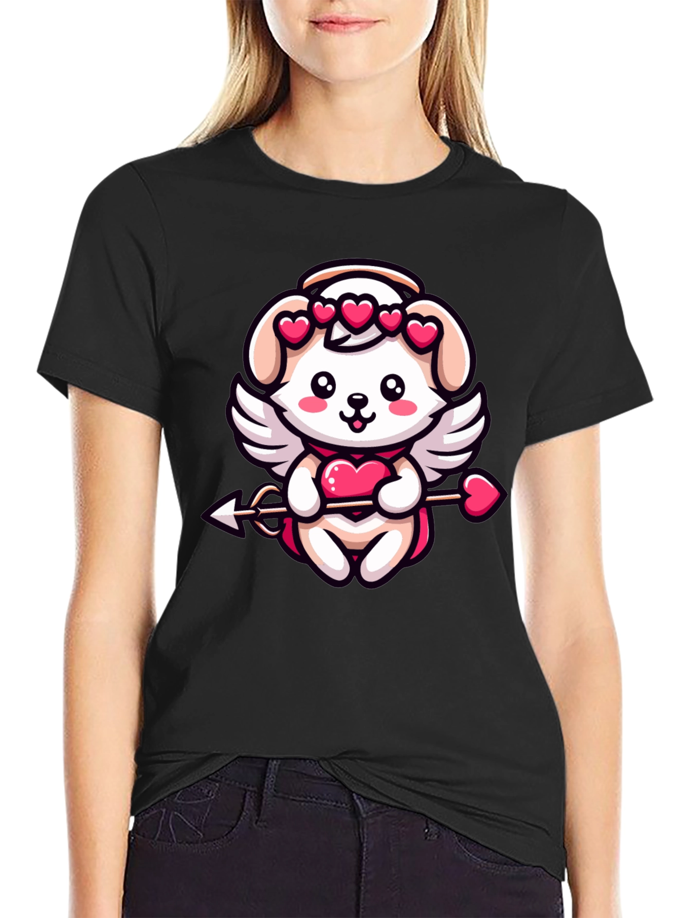 Cute Cupid Puppy T-Shirt
