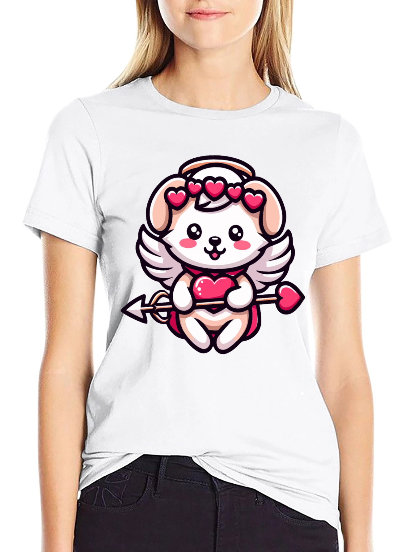 Cute Cupid Puppy T-Shirt