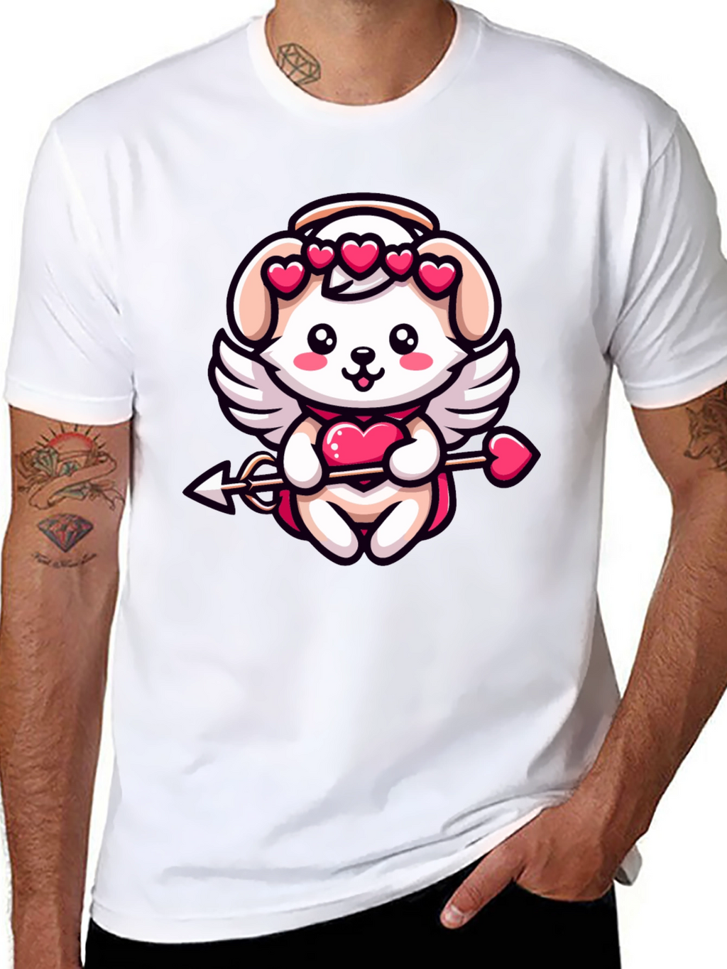 Cute Cupid Puppy T-Shirt