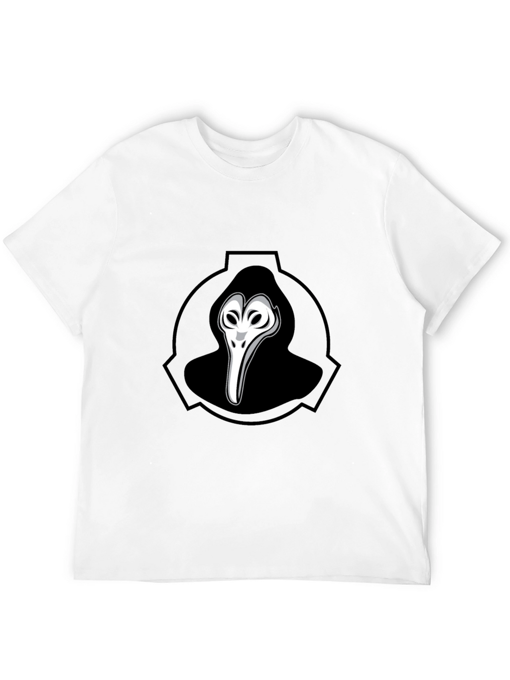 SCP-049 Plague Doctor Graphic T-Shirt - Black