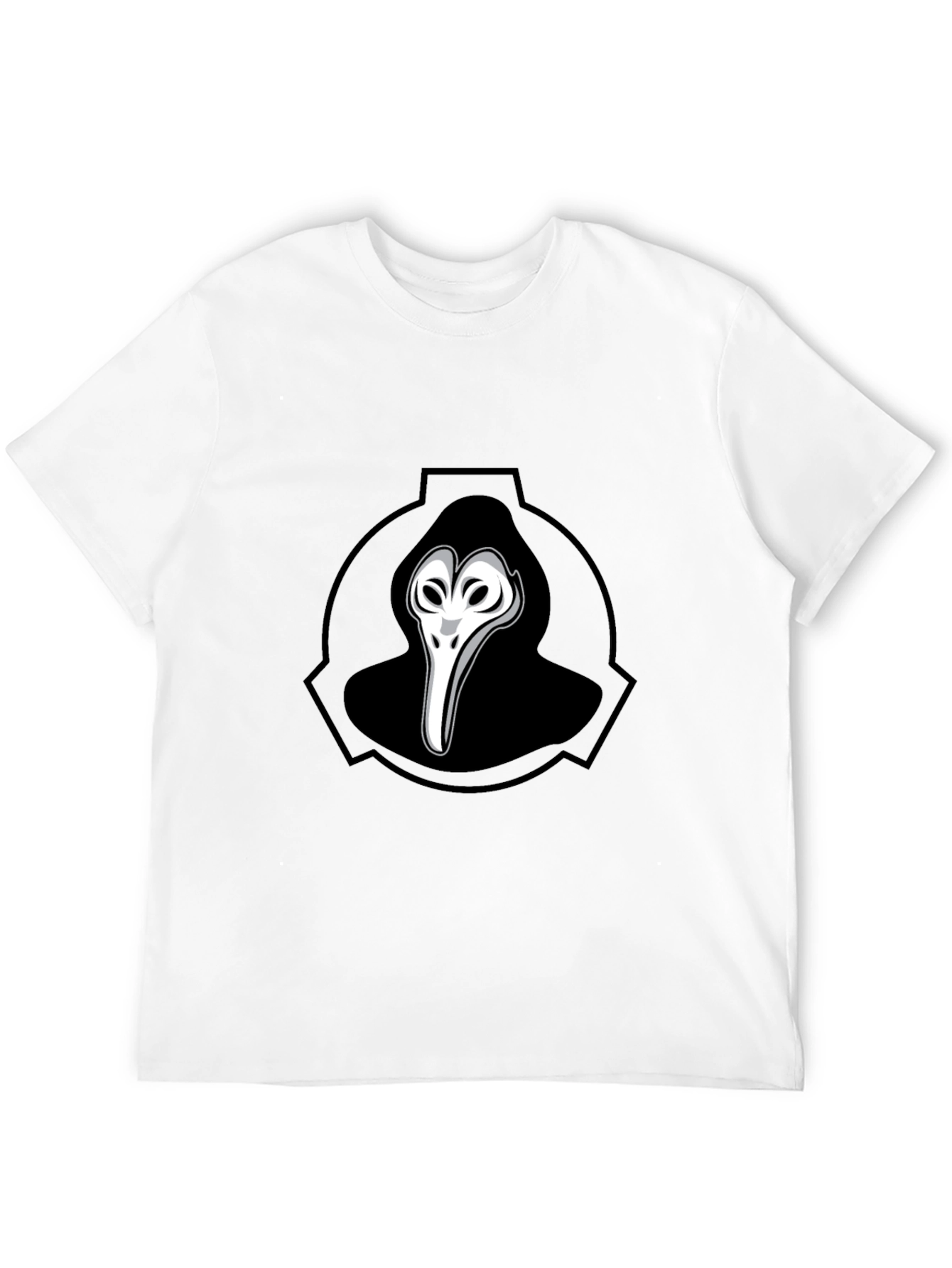 SCP-049 Plague Doctor Graphic T-Shirt - Black