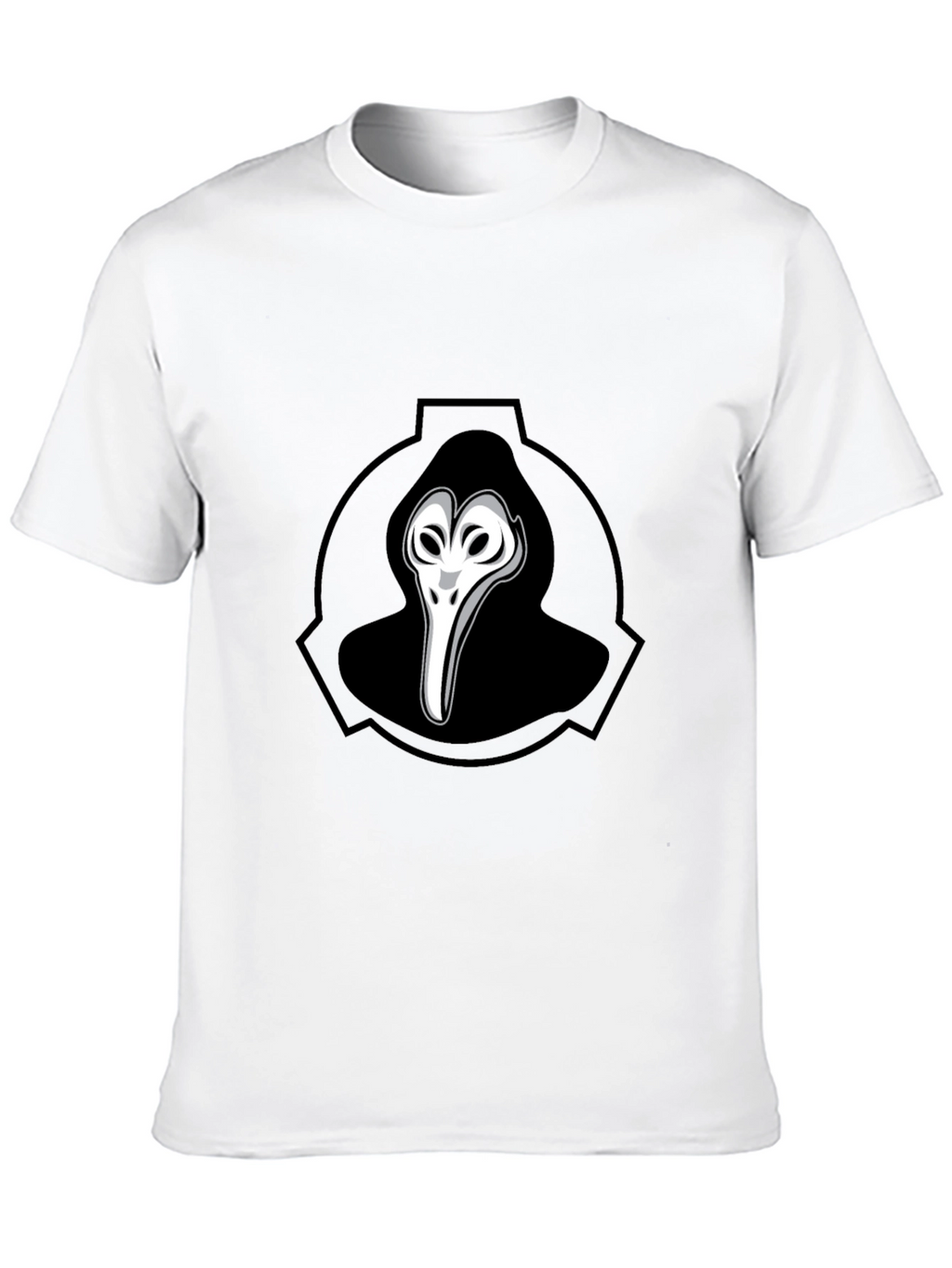 SCP-049 Plague Doctor Graphic T-Shirt - Black