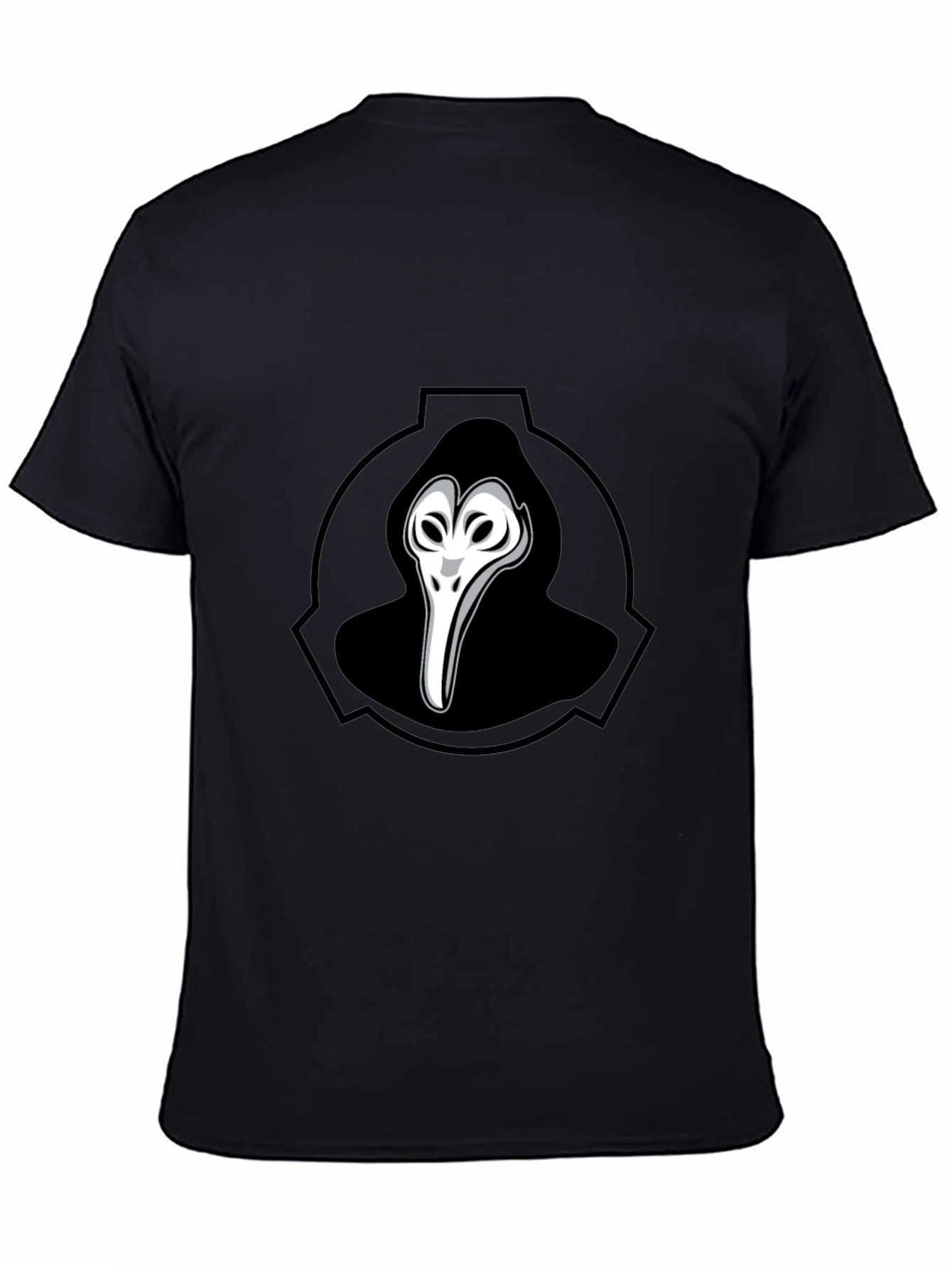 SCP-049 Plague Doctor Graphic T-Shirt - Black