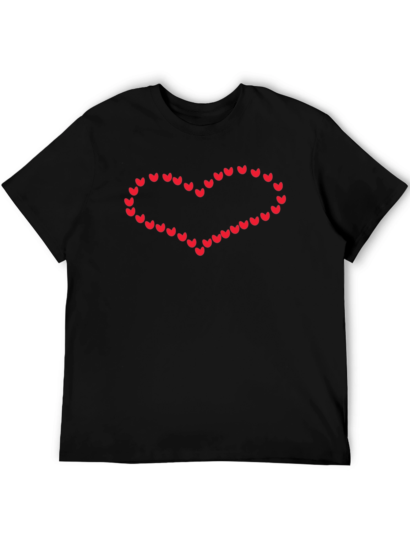Heart of Hearts Black T-Shirt - Express Your Love!