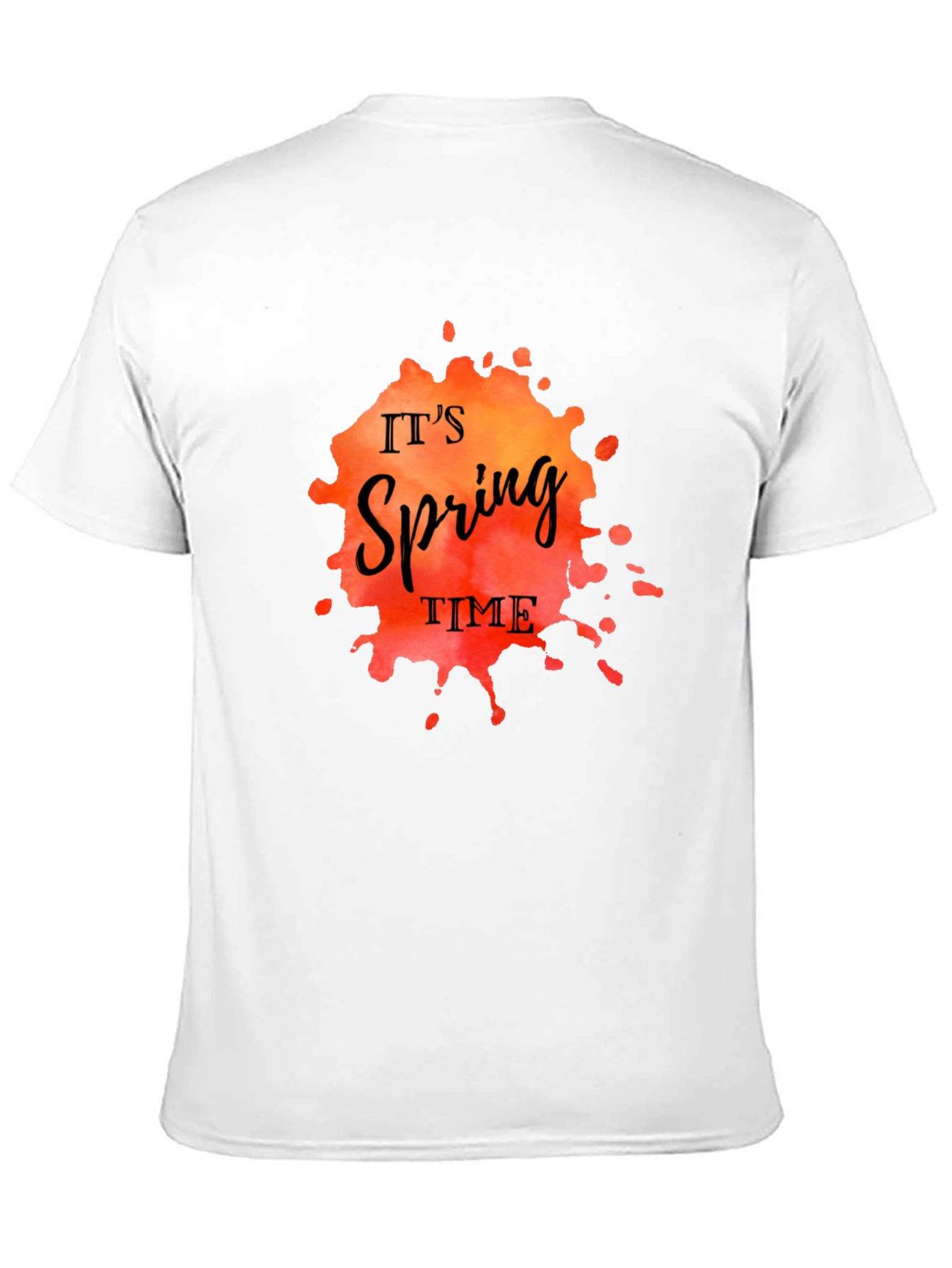 Its Spring Time Black T-Shirt
