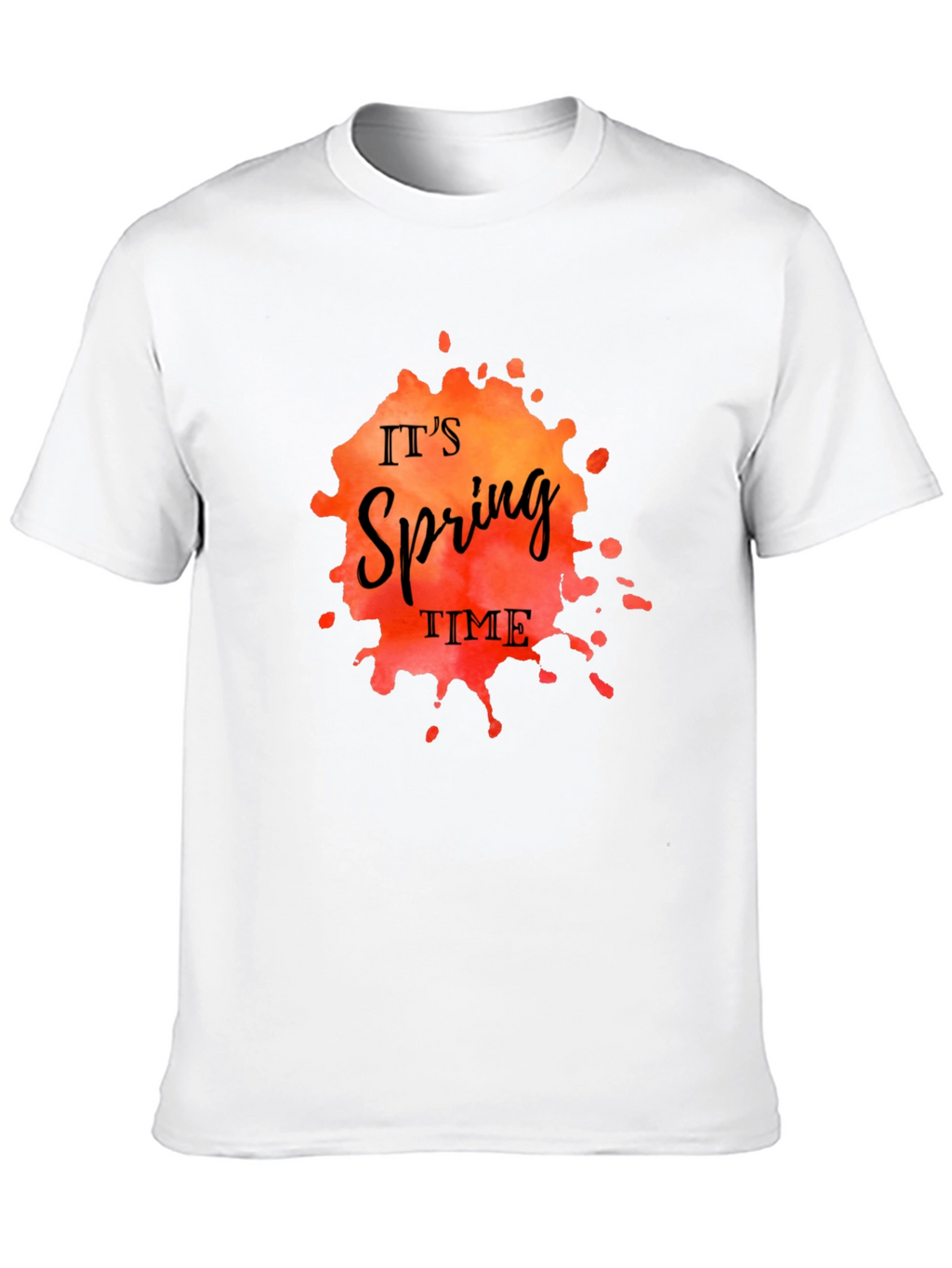 Its Spring Time Black T-Shirt