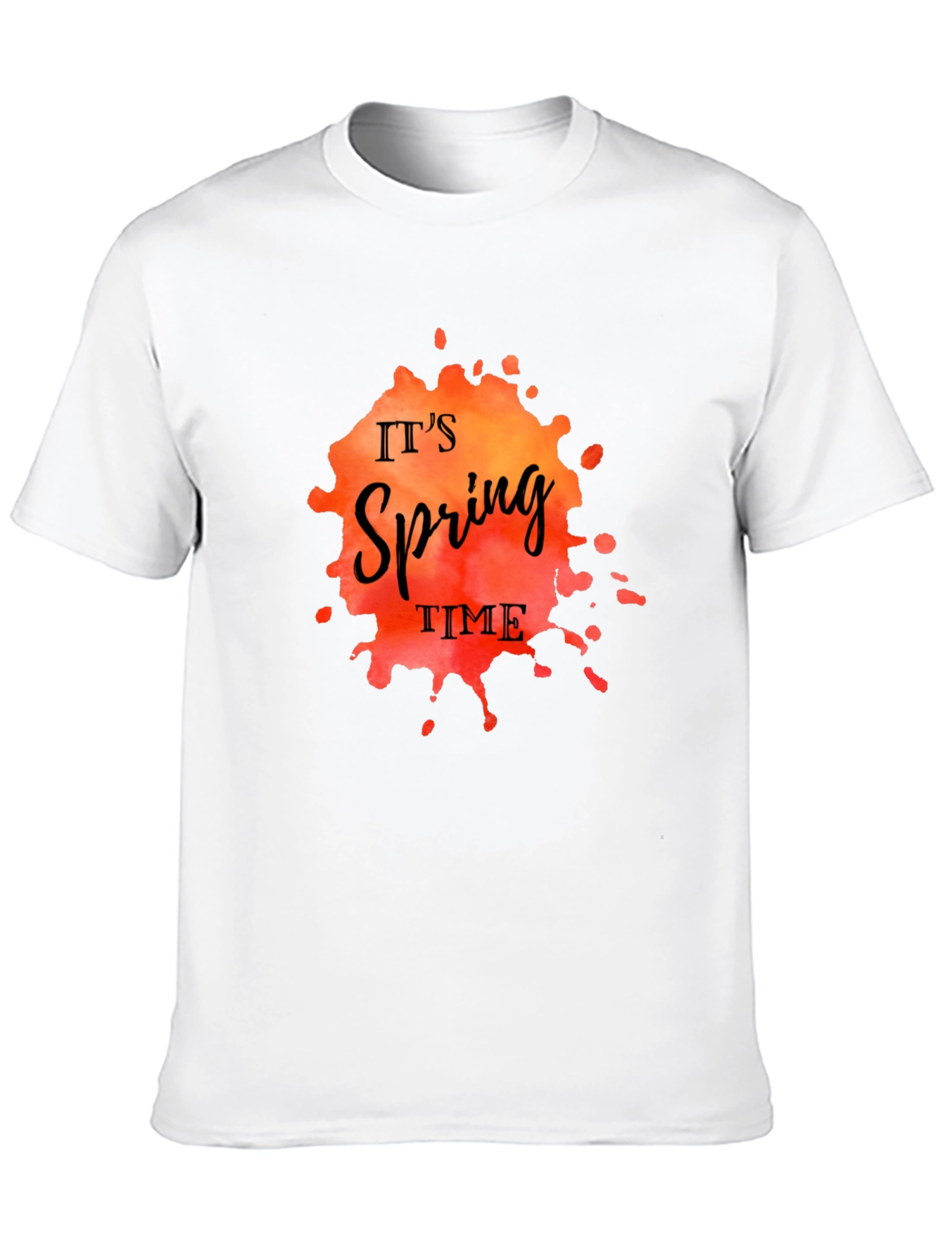 Its Spring Time Black T-Shirt