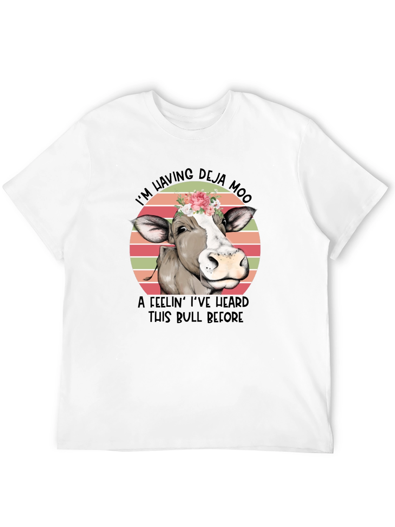 Deja Moo Cow Graphic Tee
