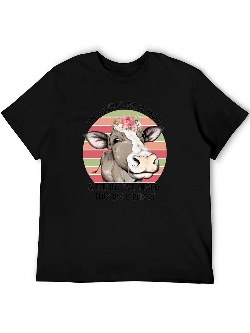 Deja Moo Cow Graphic Tee