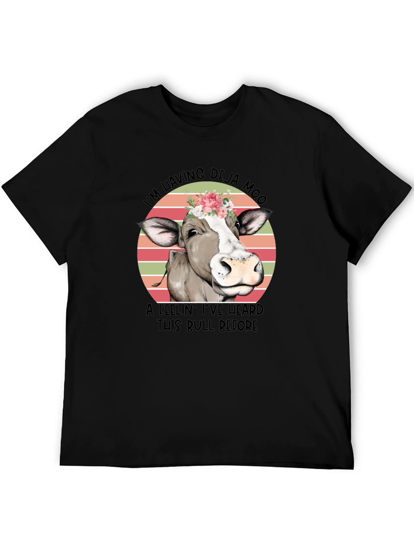 Deja Moo Cow Graphic Tee