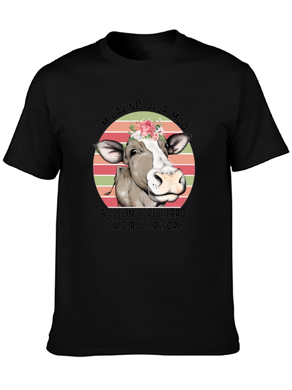 Deja Moo Cow Graphic Tee