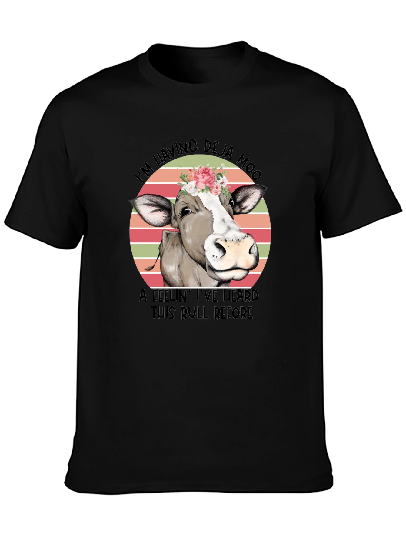 Deja Moo Cow Graphic Tee
