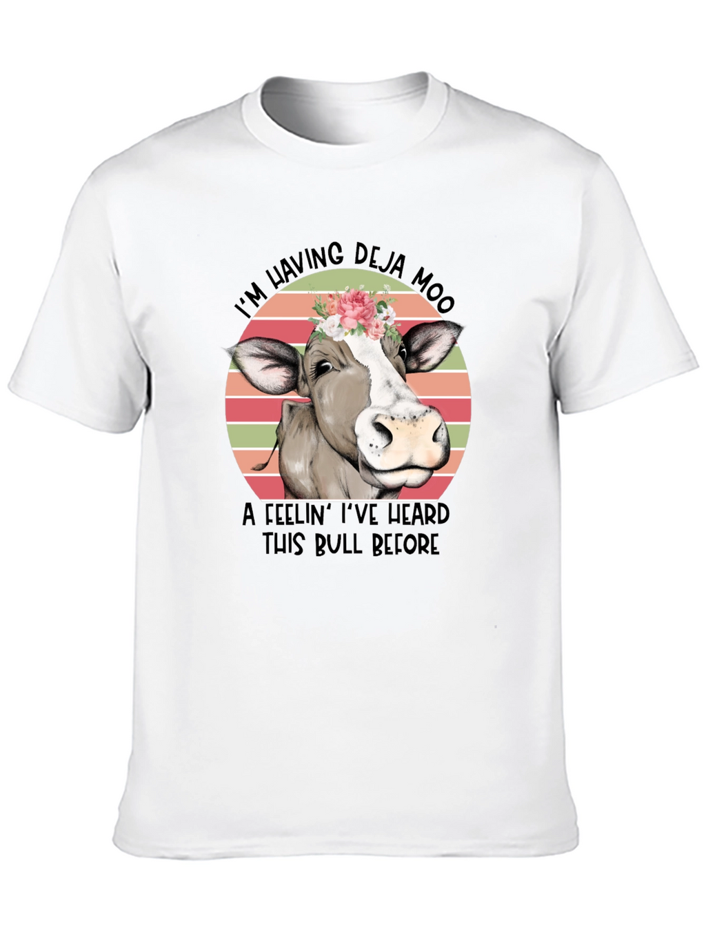 Deja Moo Cow Graphic Tee