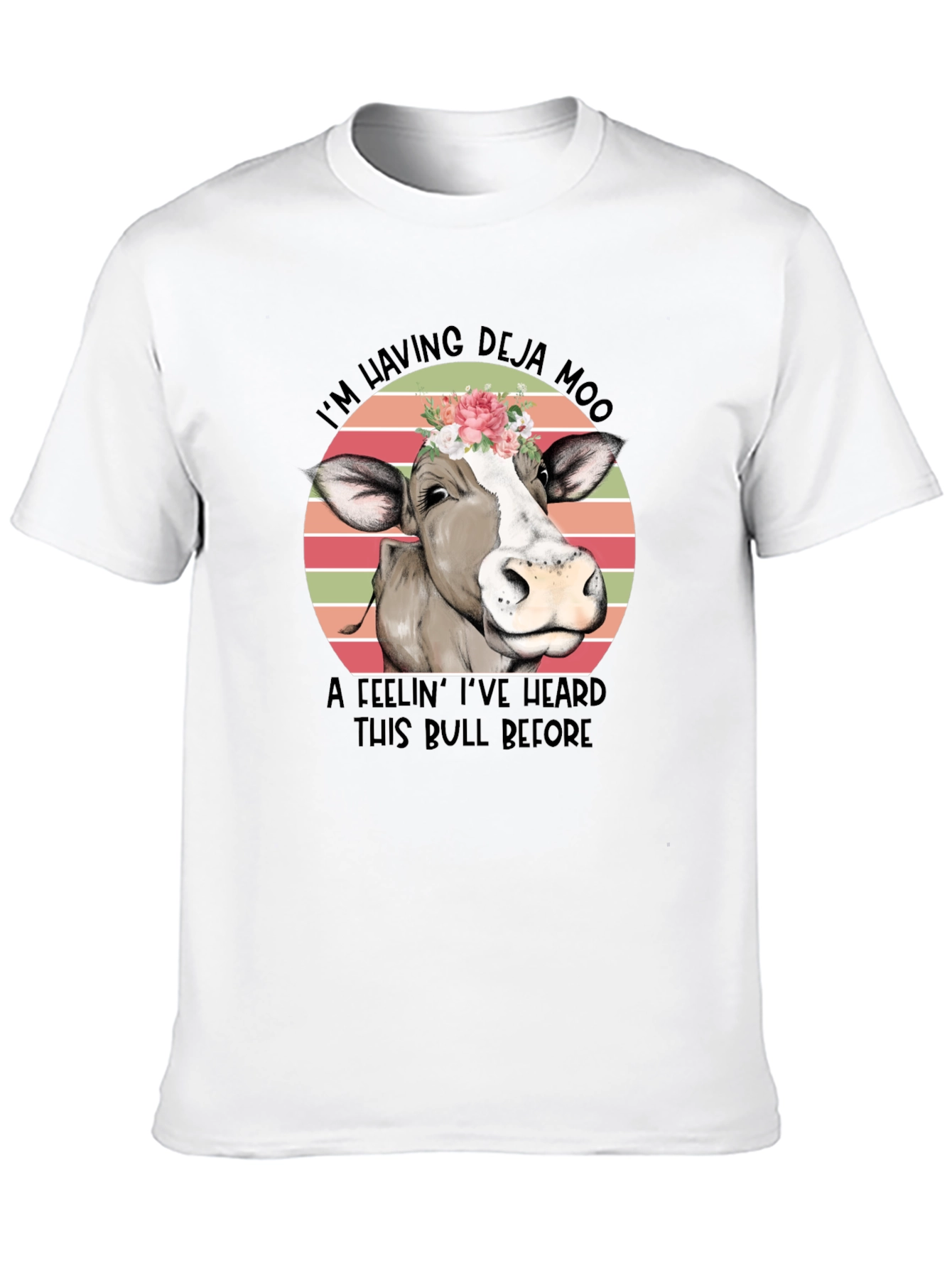 Deja Moo Cow Graphic Tee