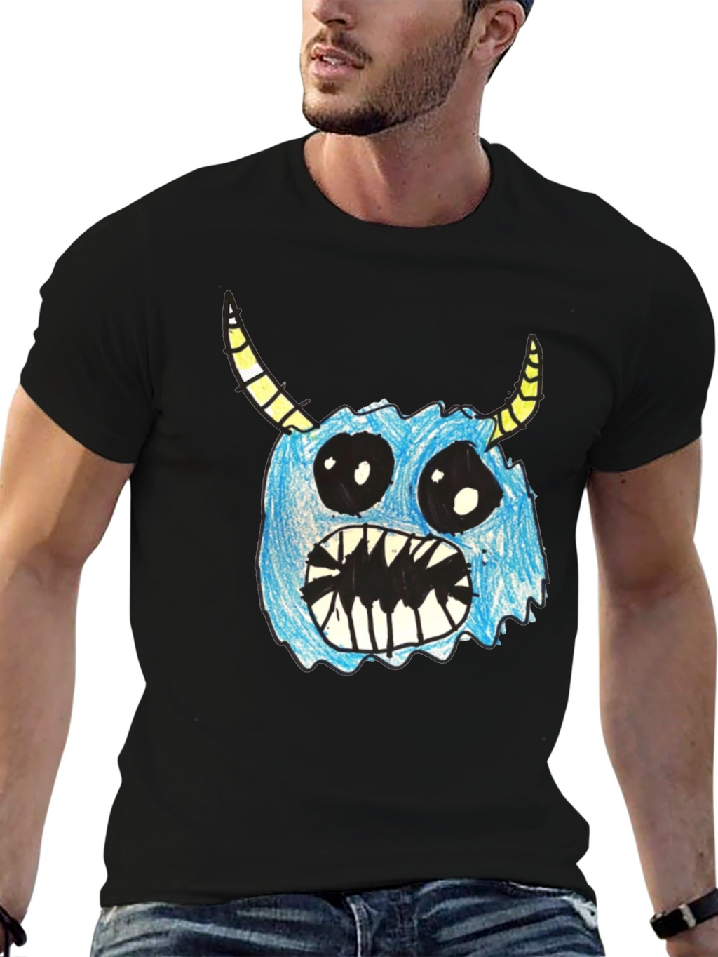Monster Graphic Tee - Funny Cartoon Creature T-Shirt