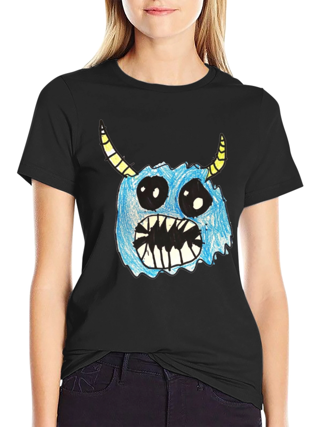 Monster Graphic Tee - Funny Cartoon Creature T-Shirt