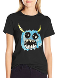 Monster Graphic Tee - Funny Cartoon Creature T-Shirt