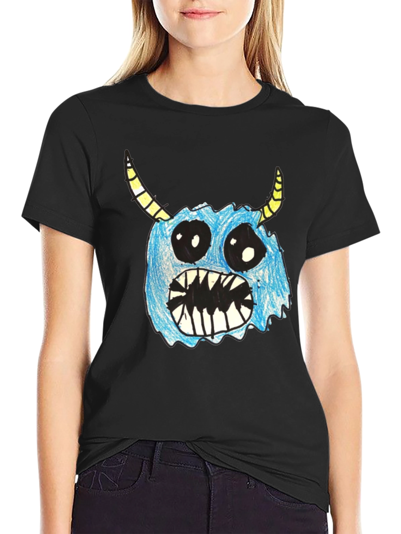 Monster Graphic Tee - Funny Cartoon Creature T-Shirt