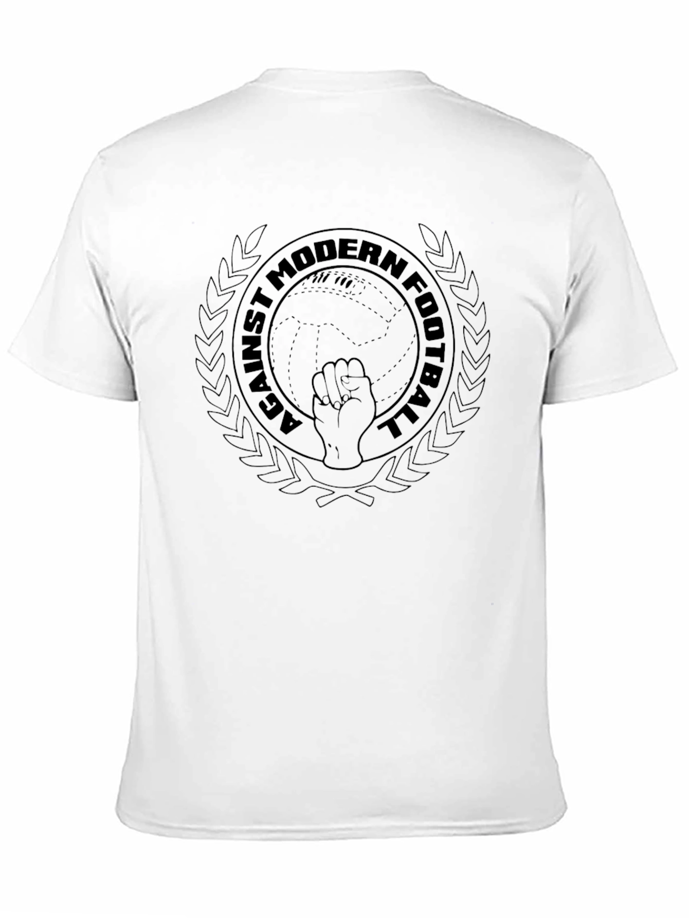 Against Modern Football T-Shirt - Black