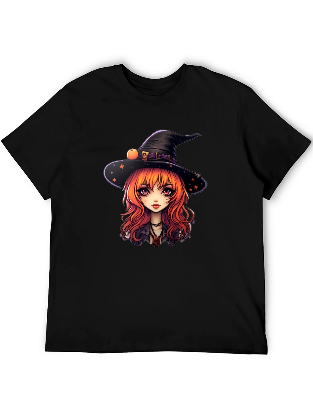 Whimsical Witch Girl T-Shirt