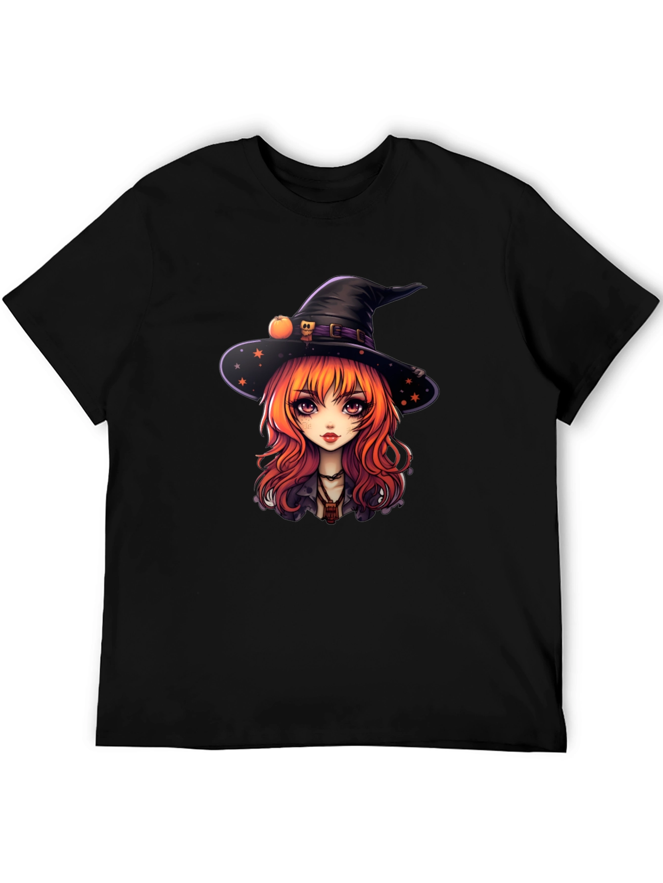 Whimsical Witch Girl T-Shirt