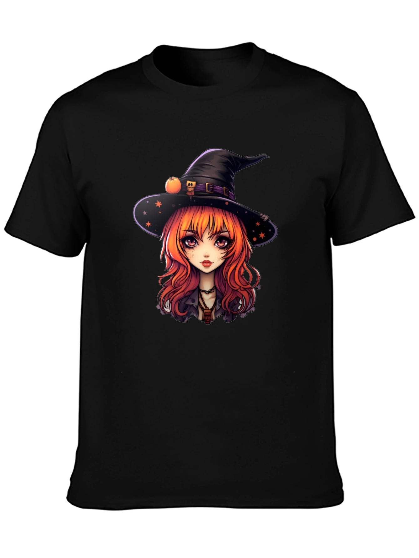 Whimsical Witch Girl T-Shirt