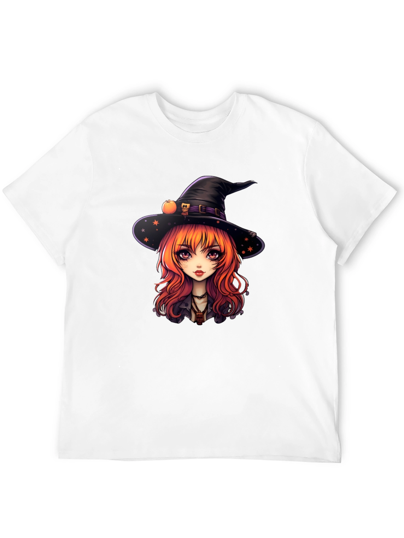 Whimsical Witch Girl T-Shirt