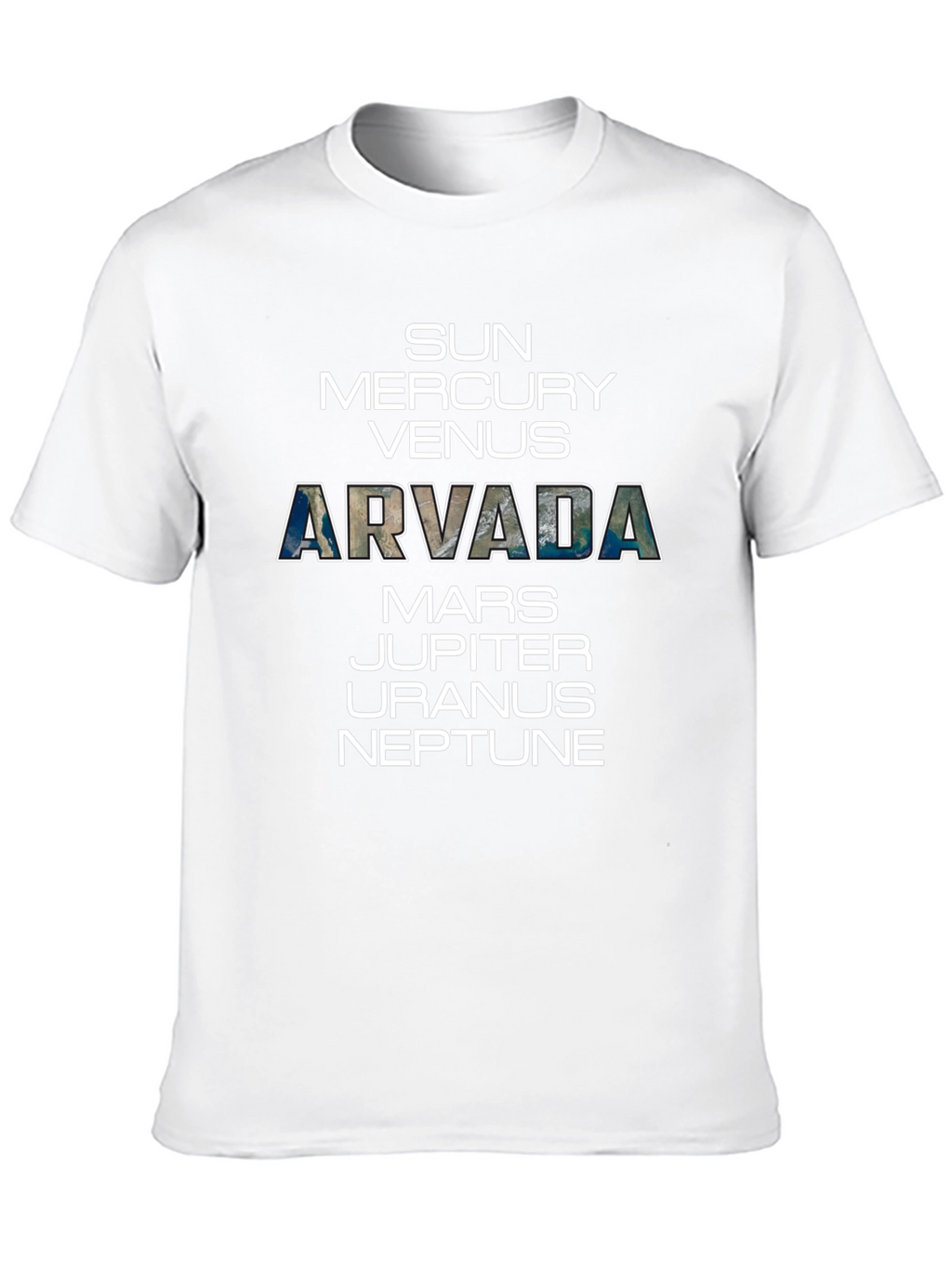 Arvada Planets T-Shirt - Space Science Tee
