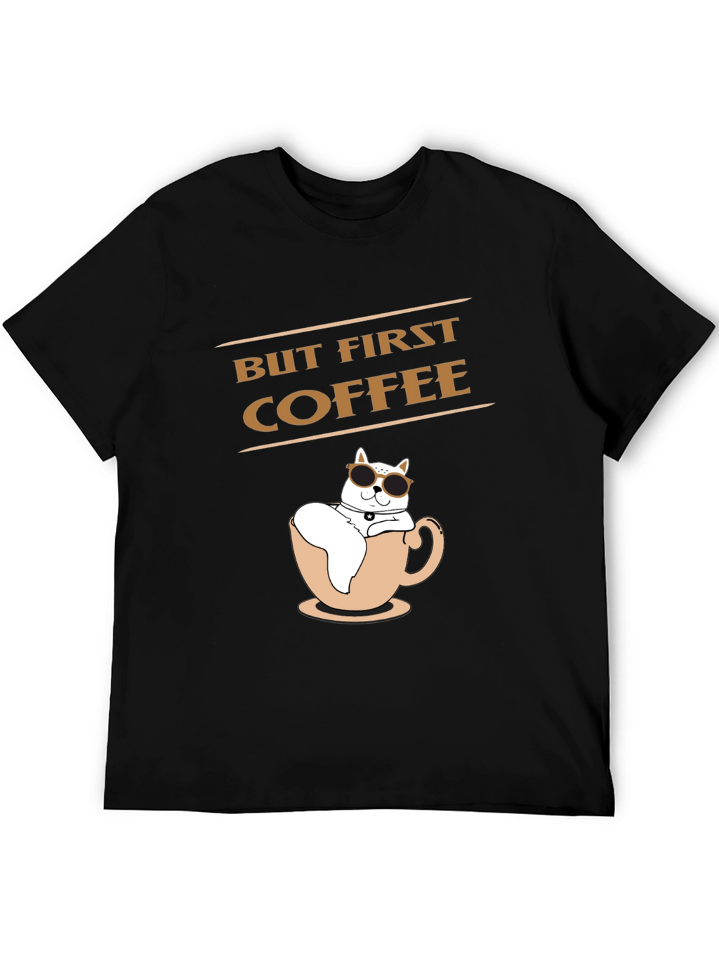 But First Coffee T-Shirt | Cat Lover Tee