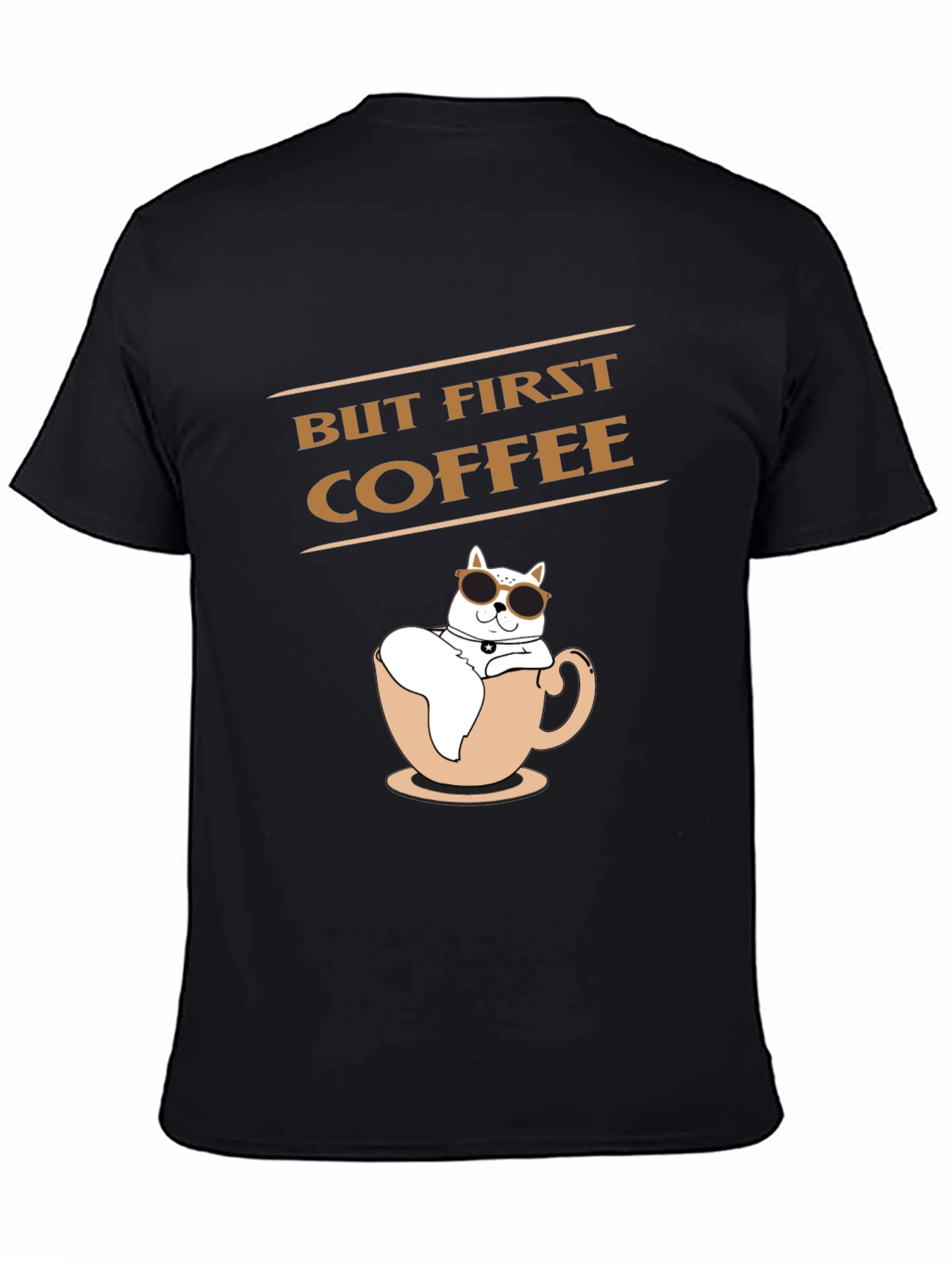 But First Coffee T-Shirt | Cat Lover Tee
