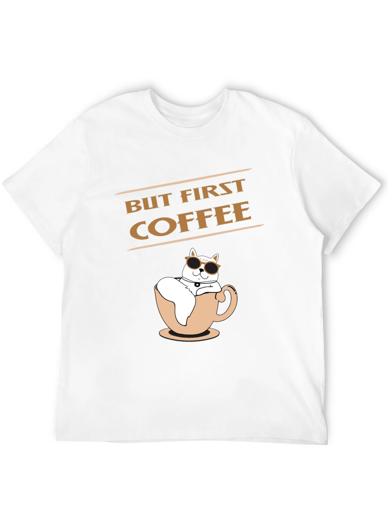 But First Coffee T-Shirt | Cat Lover Tee