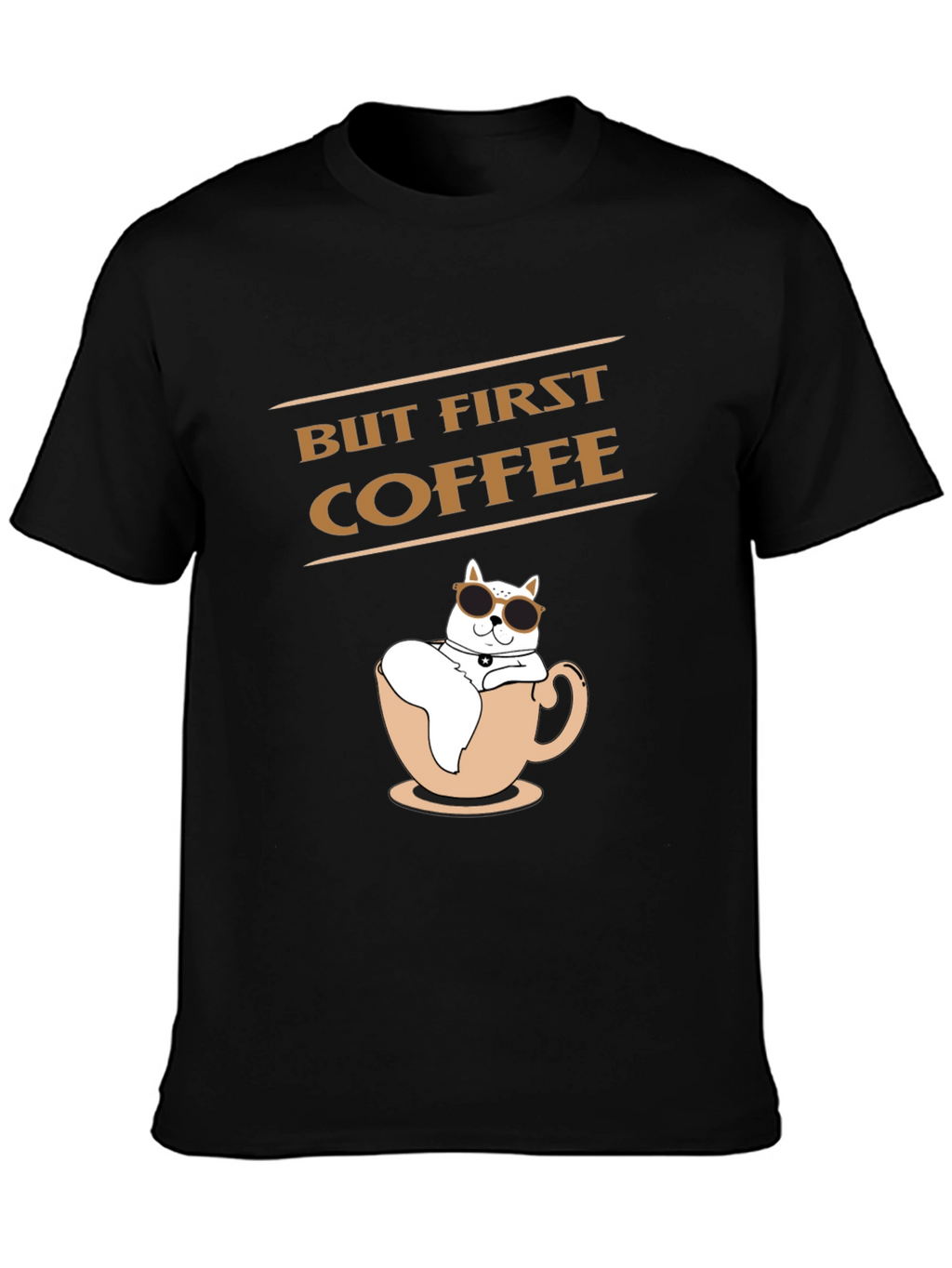 But First Coffee T-Shirt | Cat Lover Tee