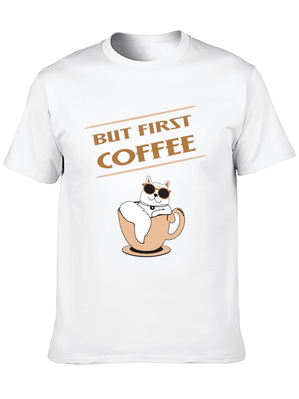 But First Coffee T-Shirt | Cat Lover Tee