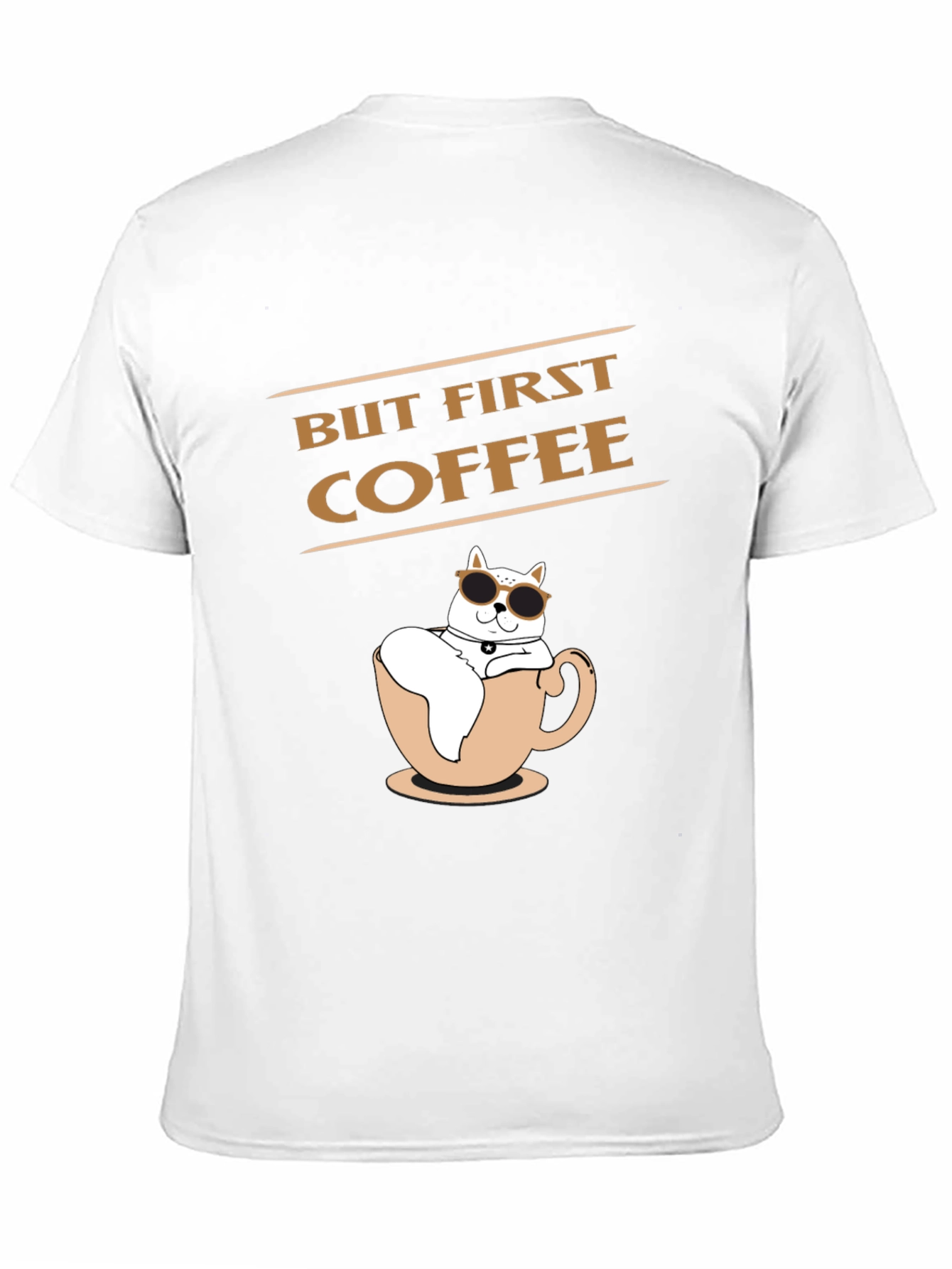 But First Coffee T-Shirt | Cat Lover Tee