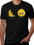 Funny Christmas Moon Graphic Tee