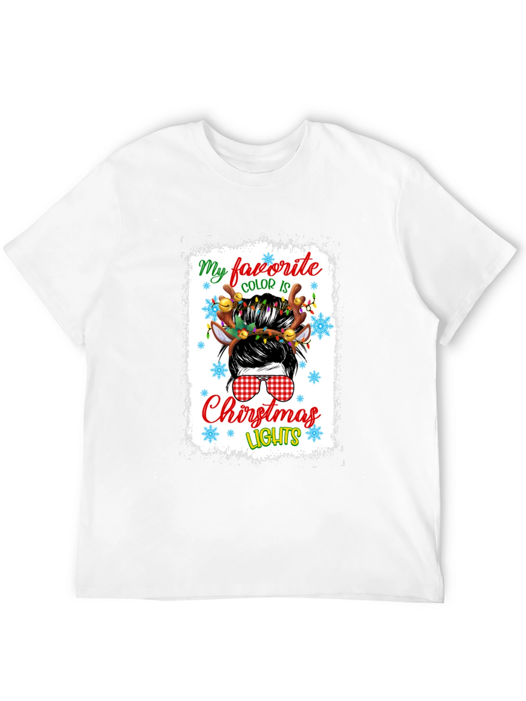 Festive Christmas Lights T-Shirt
