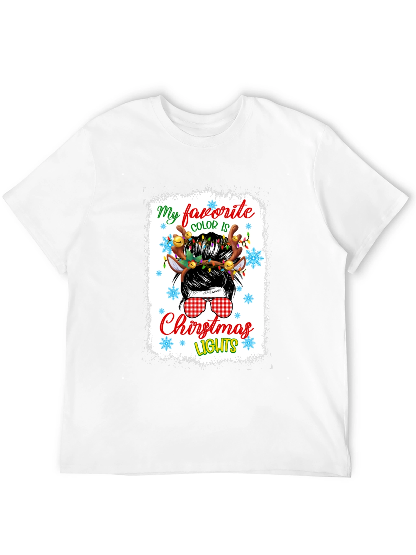 Festive Christmas Lights T-Shirt