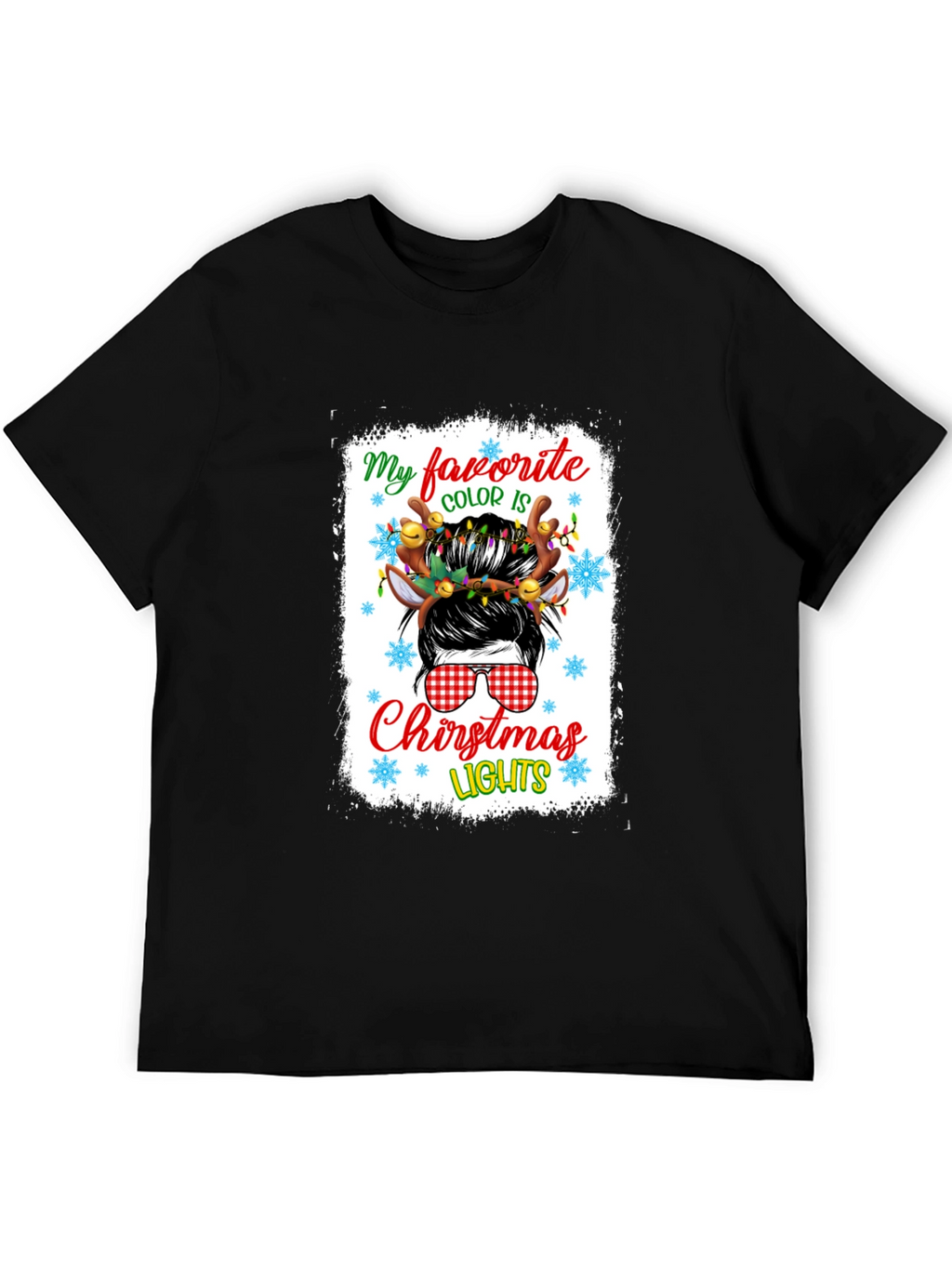 Festive Christmas Lights T-Shirt