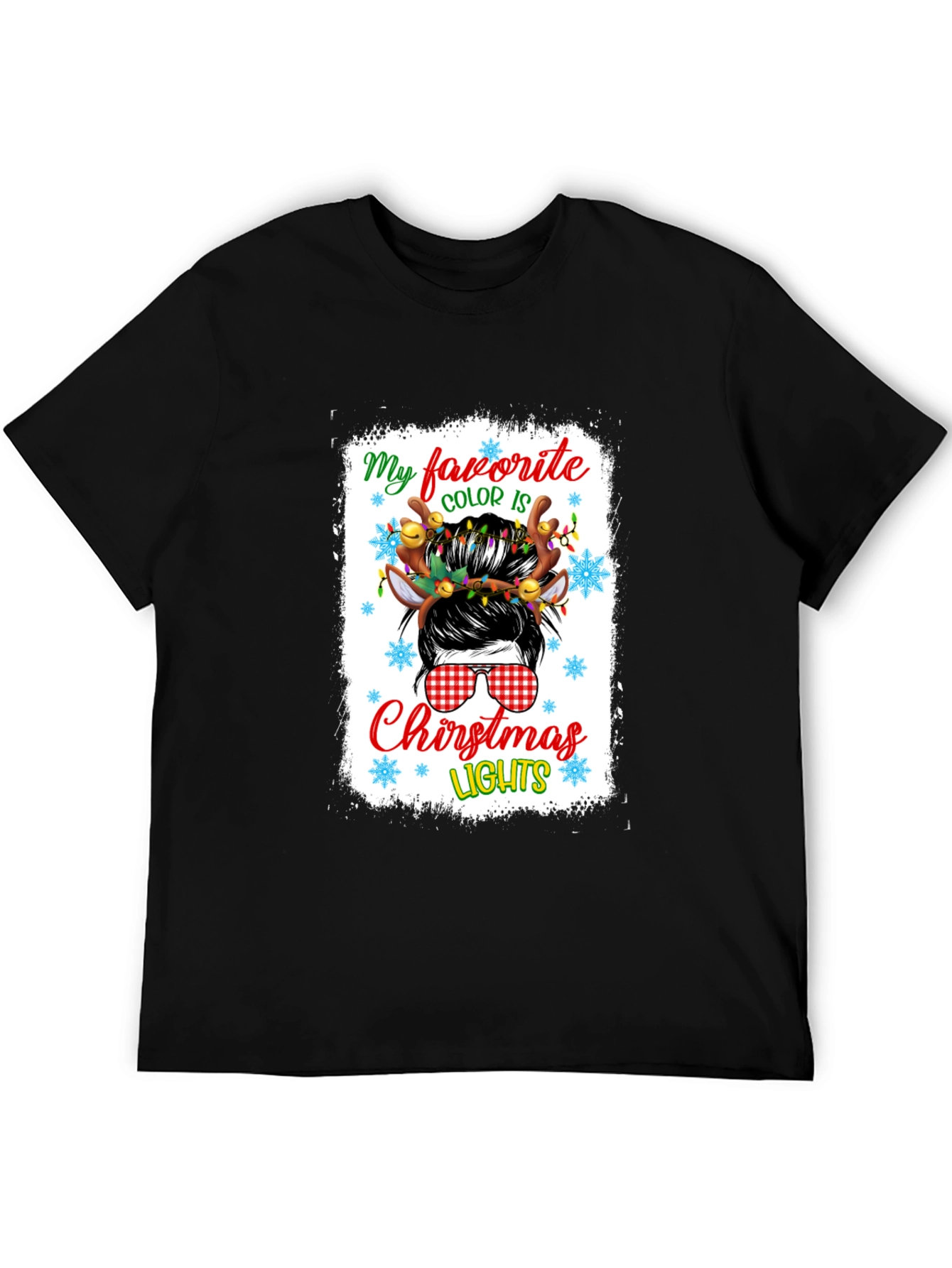 Festive Christmas Lights T-Shirt