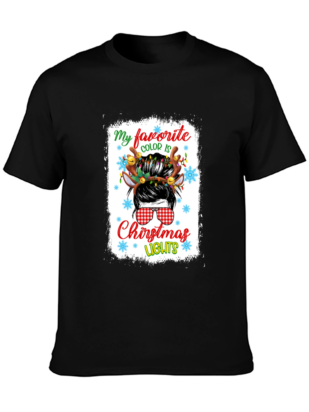 Festive Christmas Lights T-Shirt