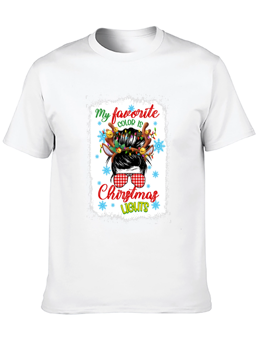 Festive Christmas Lights T-Shirt