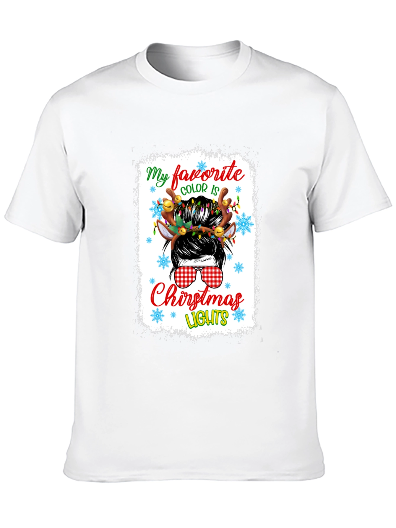 Festive Christmas Lights T-Shirt