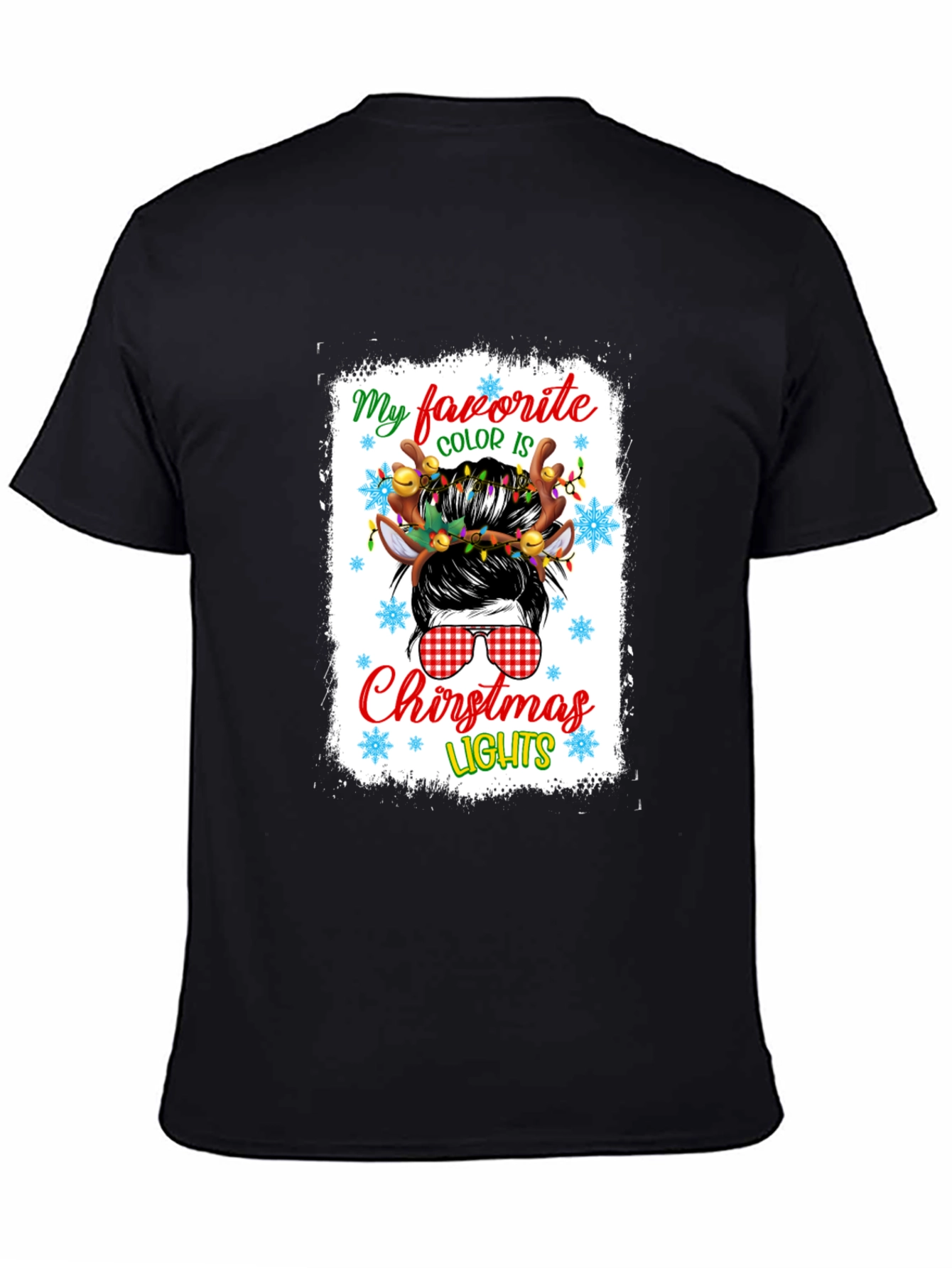 Festive Christmas Lights T-Shirt