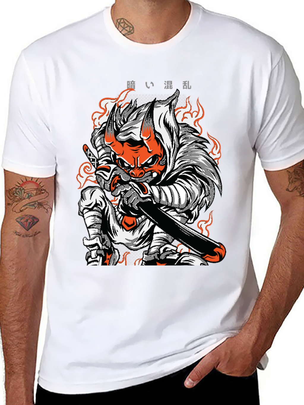 Japanese Demon Samurai T-Shirt