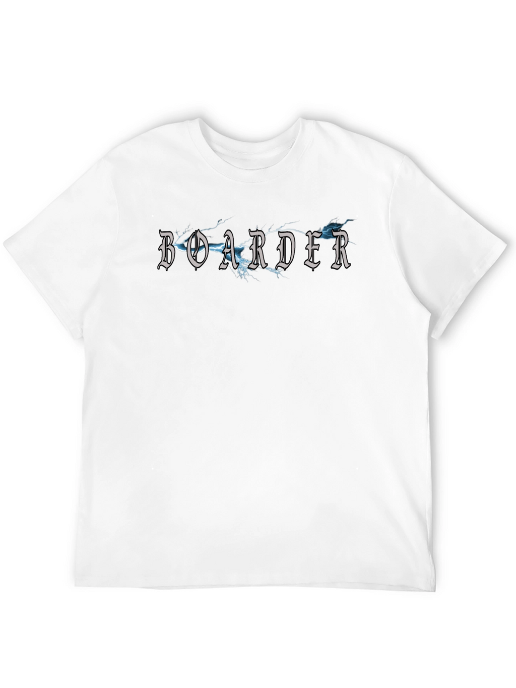 Boarder Lightning Strike T-Shirt - Black