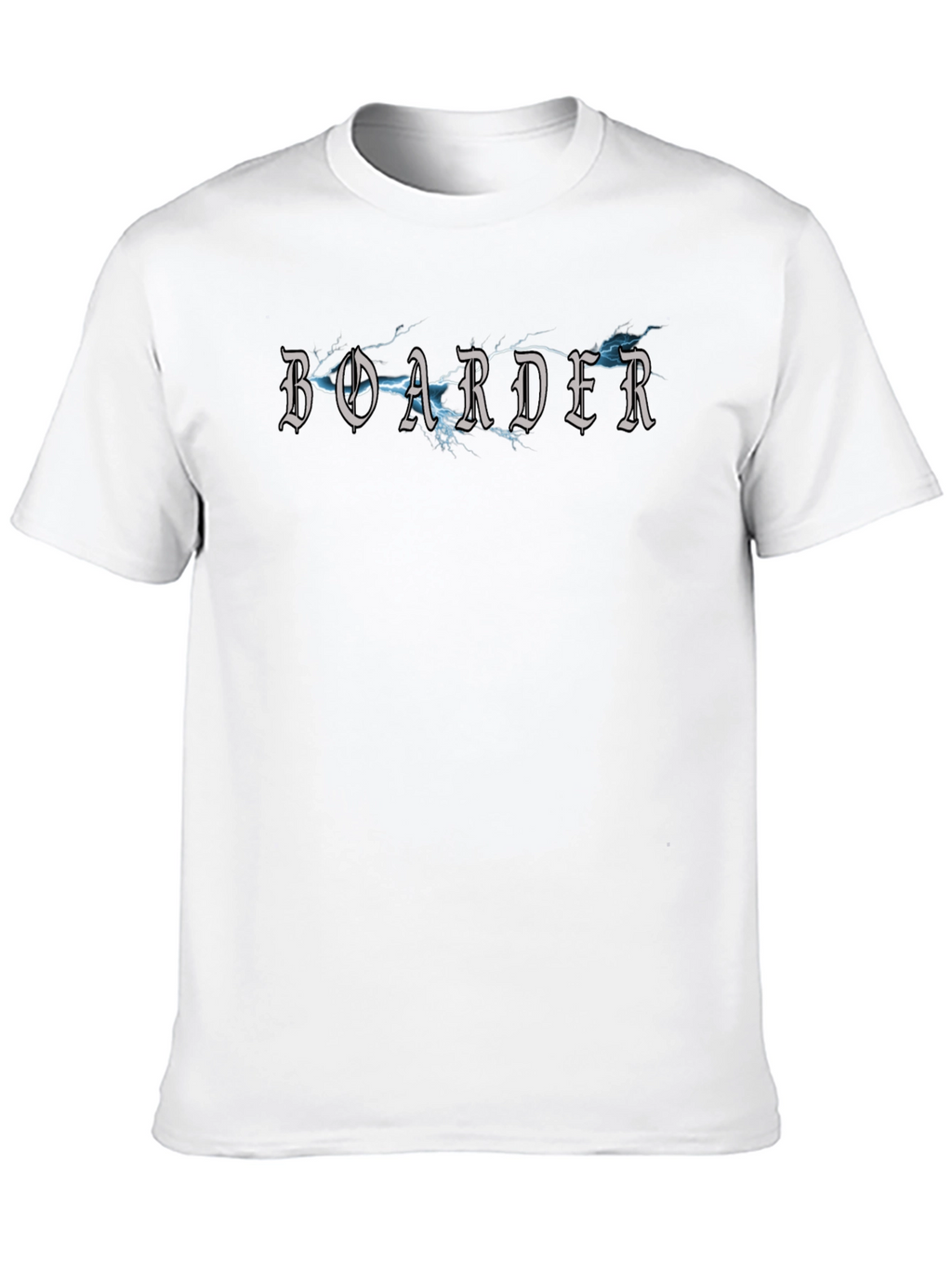 Boarder Lightning Strike T-Shirt - Black