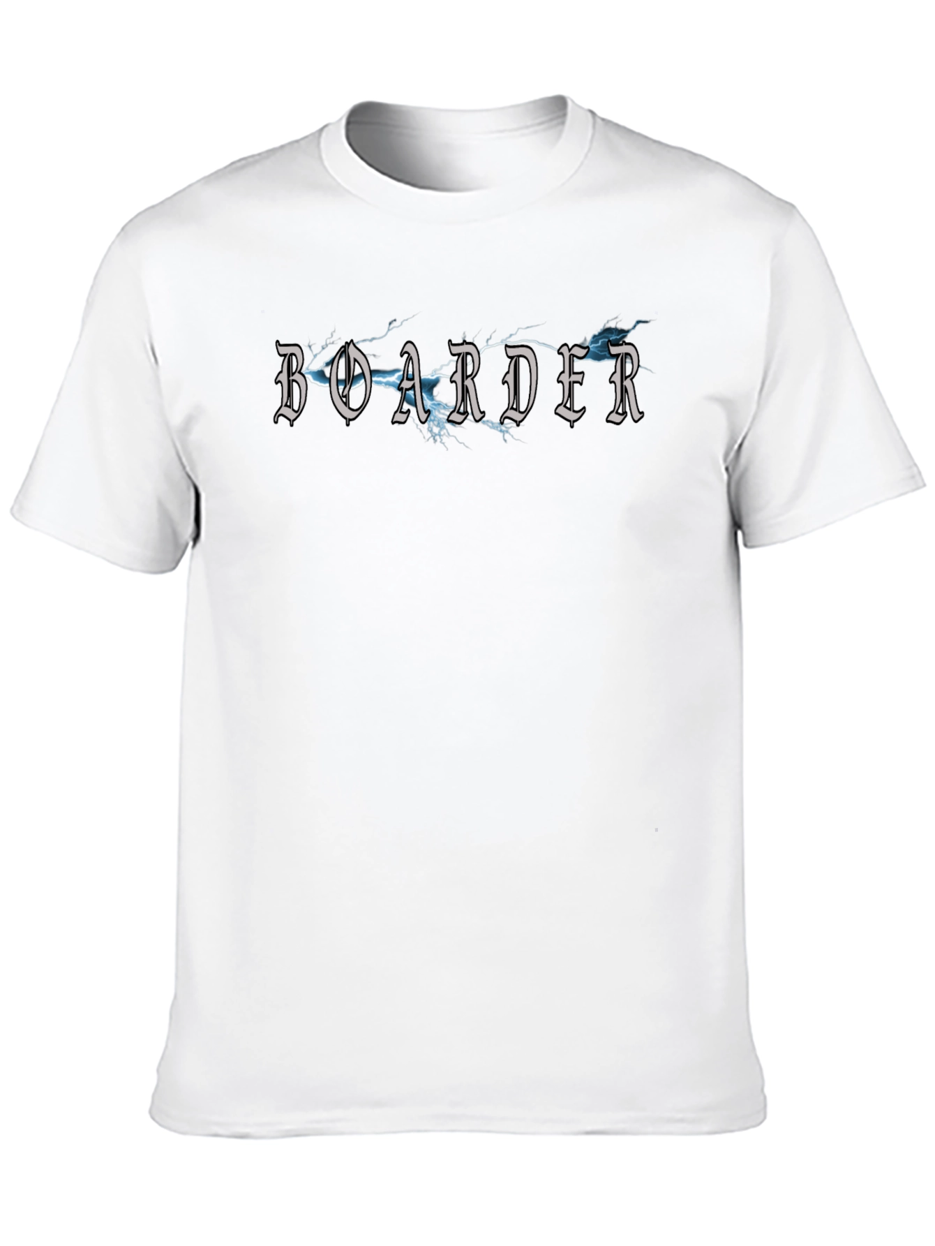Boarder Lightning Strike T-Shirt - Black
