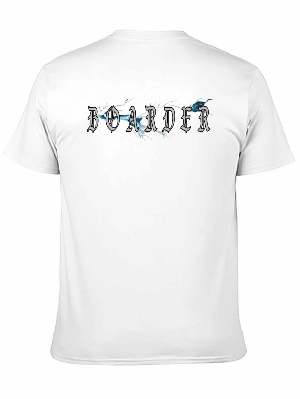 Boarder Lightning Strike T-Shirt - Black