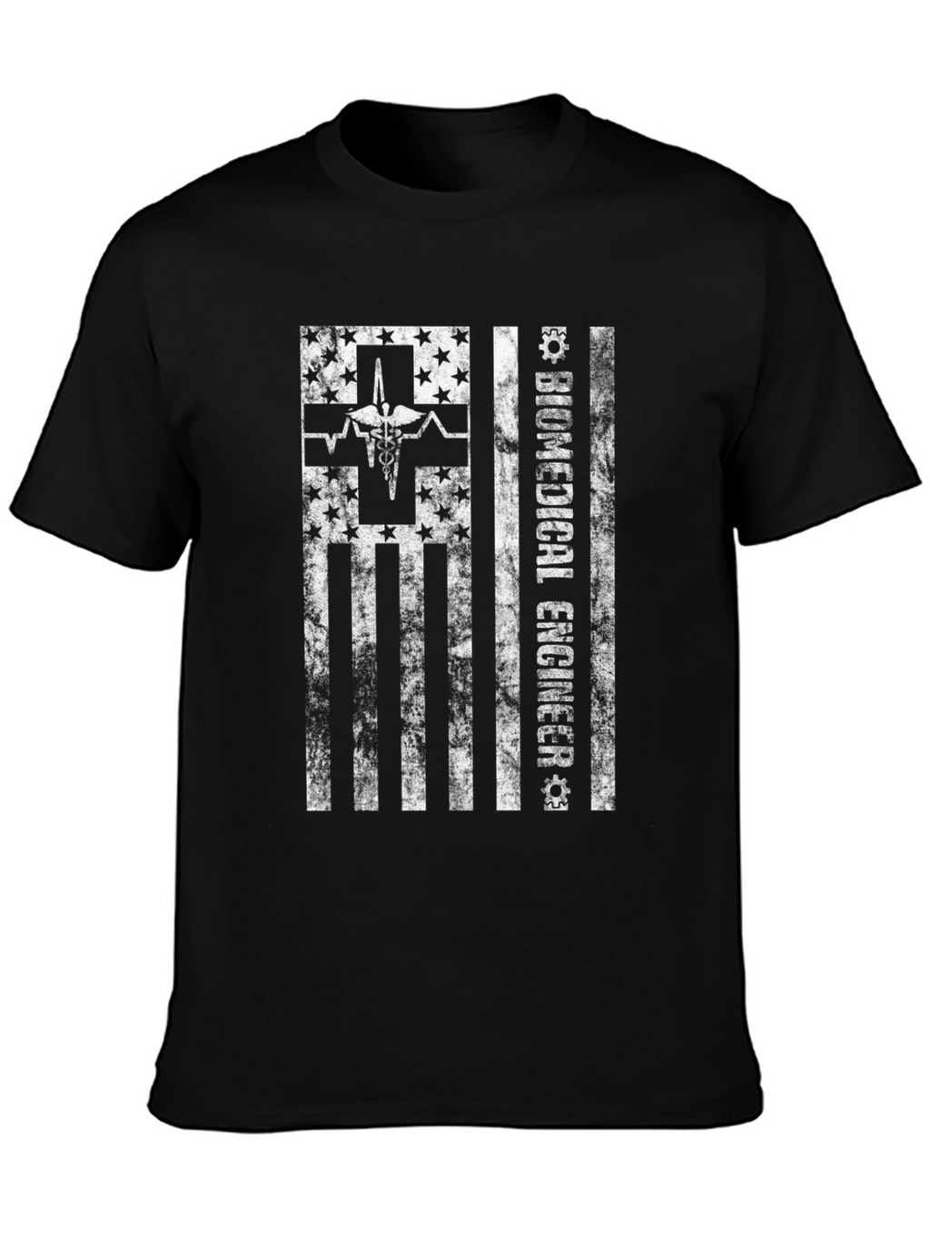 Biomedical Engineer American Flag T-Shirt