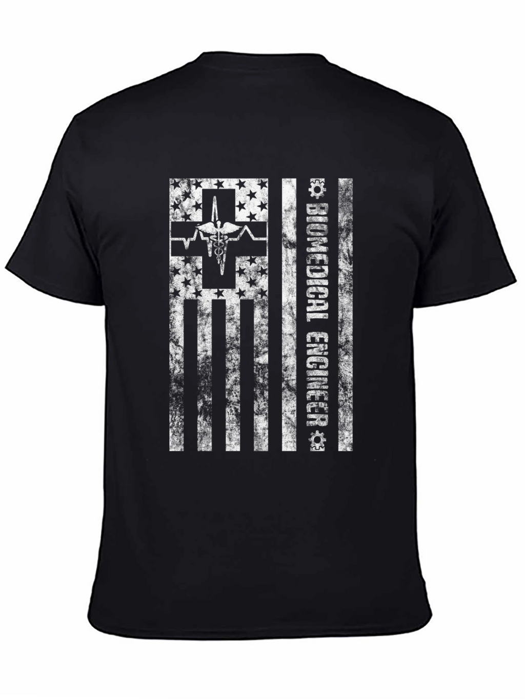 Biomedical Engineer American Flag T-Shirt